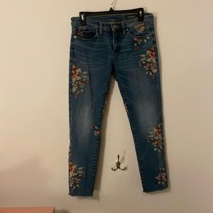 Blanknyc jeans with floral embellishment